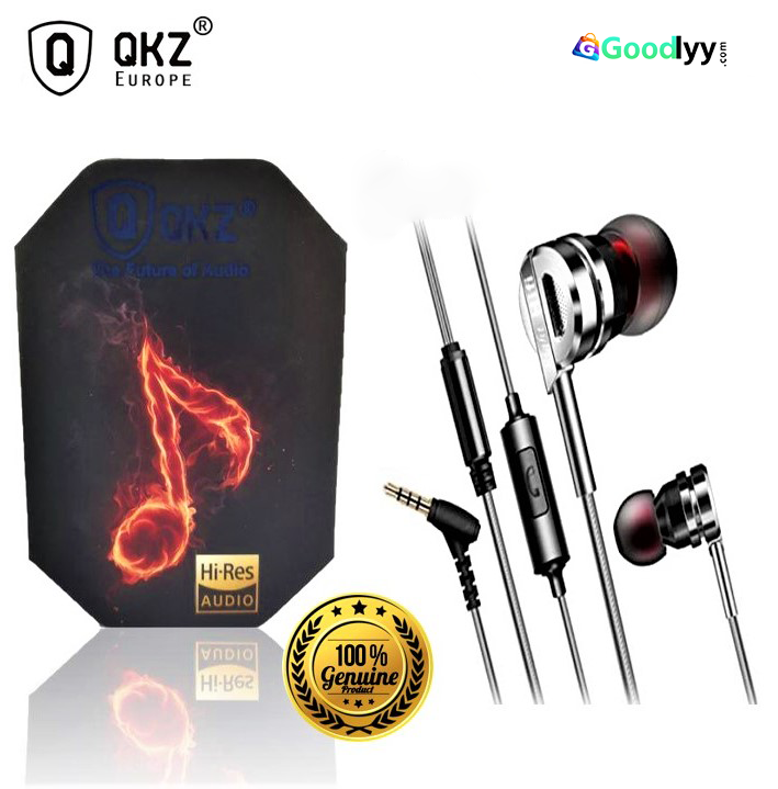 QKZ DM9 Zinc Alloy HiFi Metal In Ear Earphones